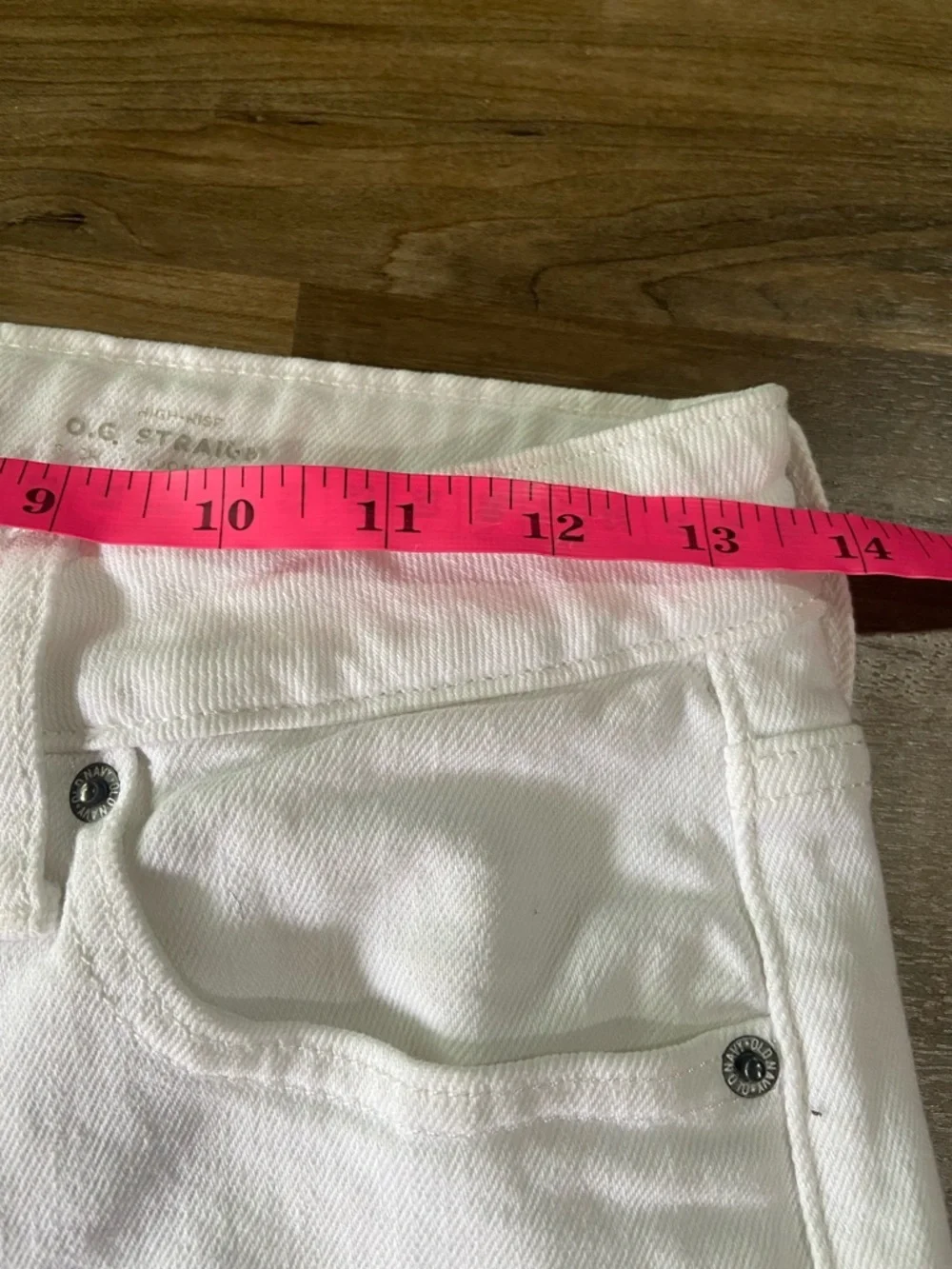 White Women's Cuffed Denim Shorts